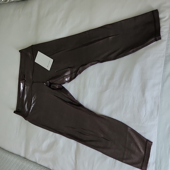 lululemon athletica Pants - Lululemon Align HR Pant Metallic Leggings 14